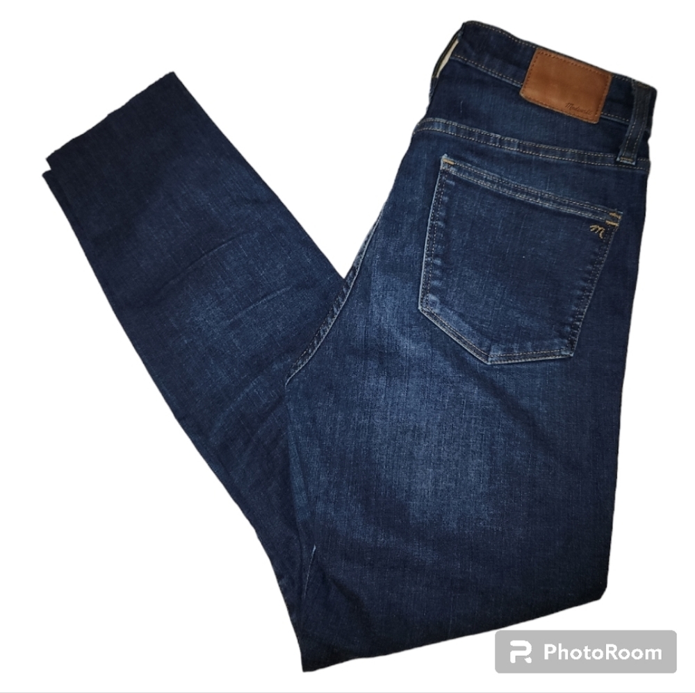 Madewell 10" High Riser Skinny Skinny - Raw Hem Edition - Size 28 - Picture 2 of 5